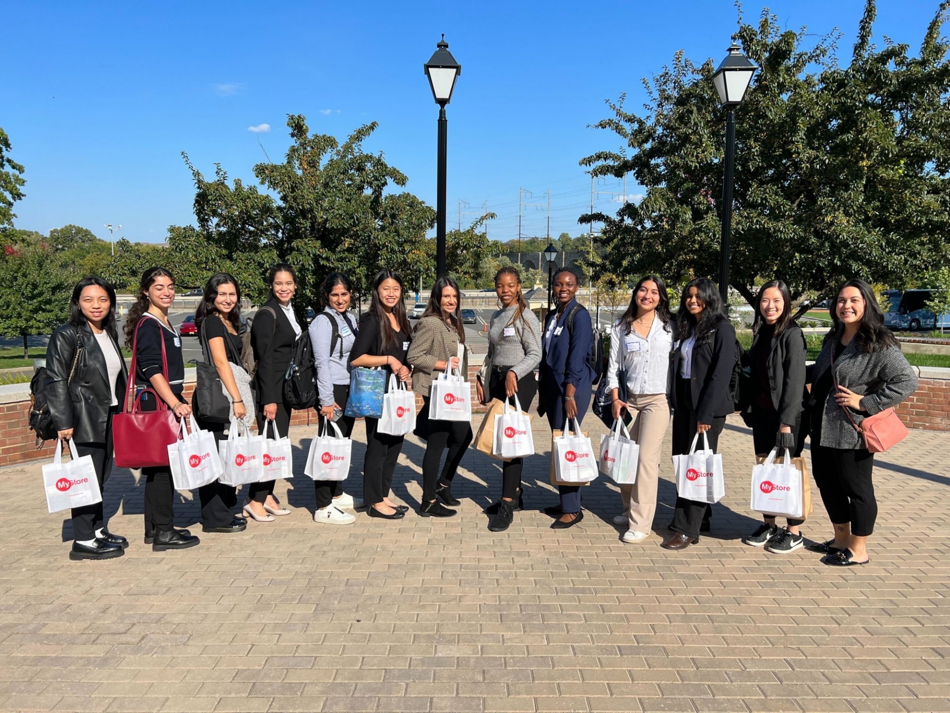 Women engineers visiting the Johnson & Johnson Museum in New Jersey